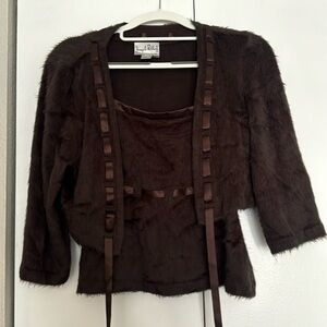 Joseph Ribkoff Rare Y2K Style Two Piece Set Size 10